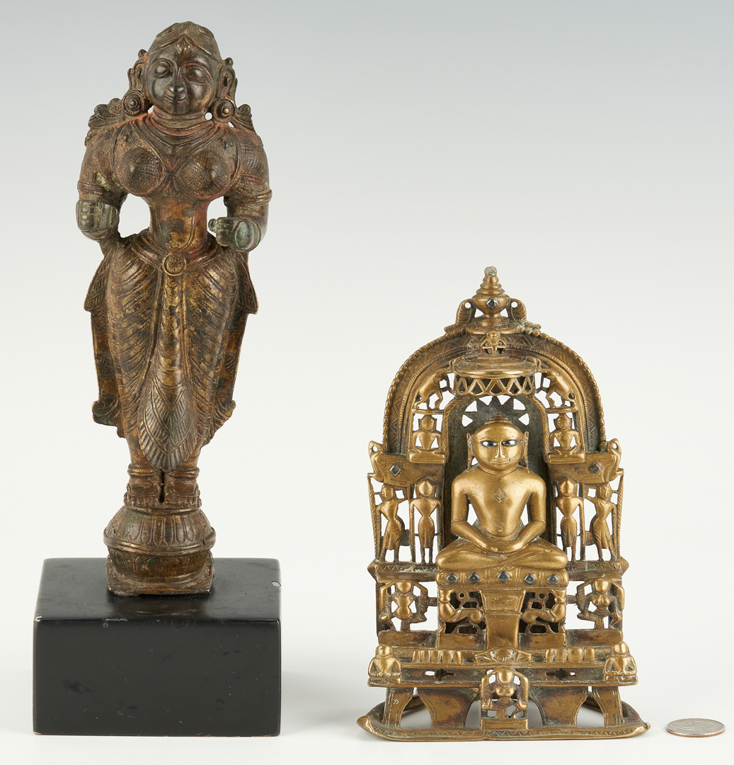Lot 27: Bronze Yakshi and Jain Shrine ex-Simon Kriger