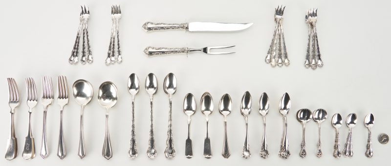 Lot 292: 81 Pcs. of Sterling Flatware, Assorted Makers