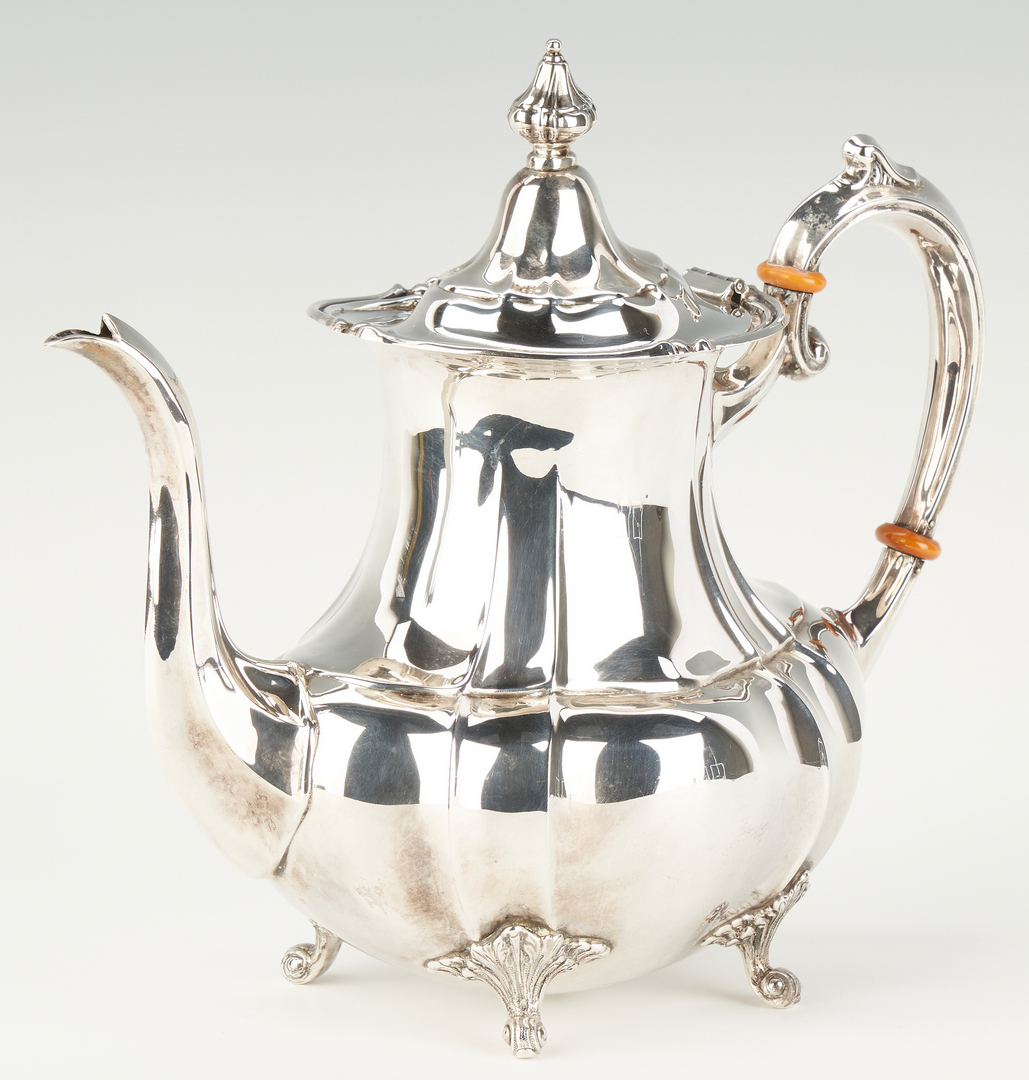 Lot 294: Fisher 3-Piece Sterling Silver Tea Set