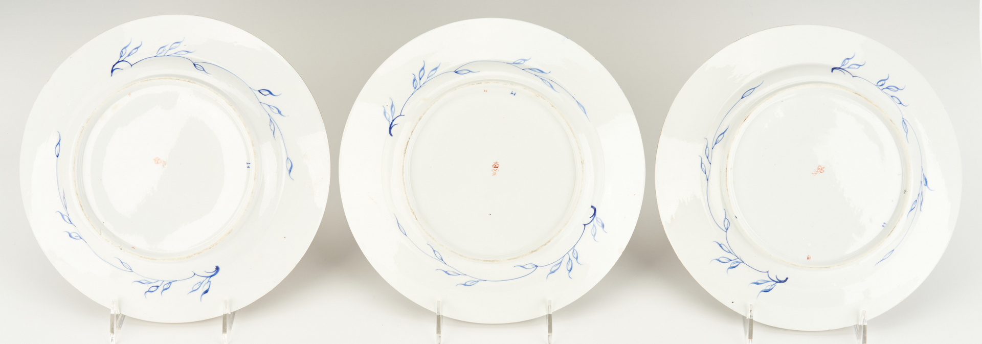 Lot 305: 58 Pcs. Royal Crown Derby Kings Pattern Porcelain Dinnerware