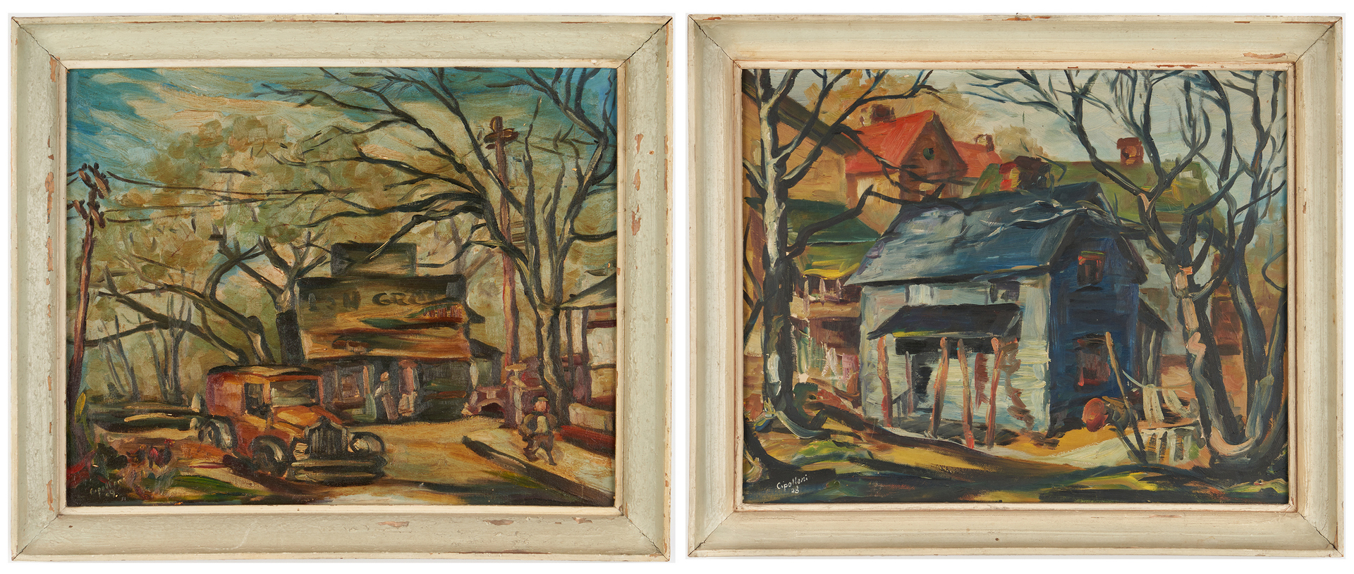 Lot 322: 2 Mary Cipolloni Knoxville, TN Paintings