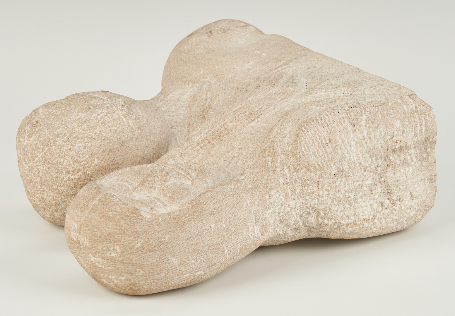 Lot 326: Limestone Sculptures, attrib. Puryear Mims