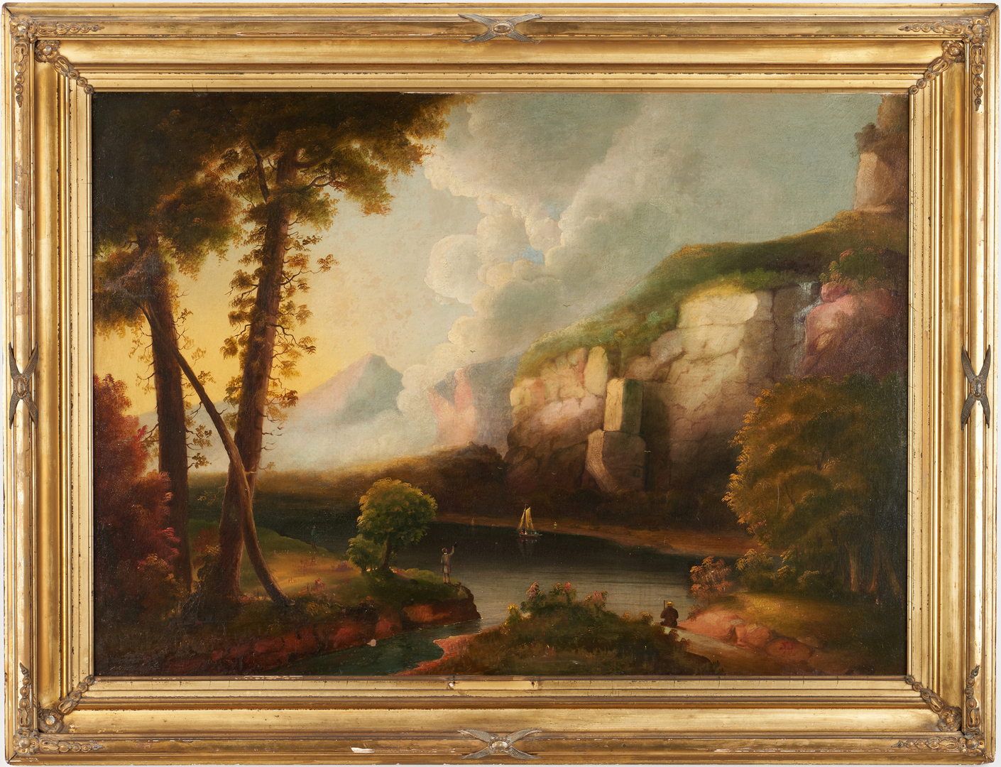 Lot 349: Hudson River School Painting, Catskills
