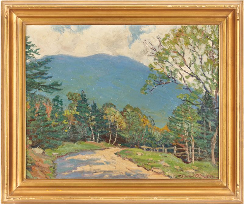 Lot 354: Robert Emmett Owen, New England Landscape O/C