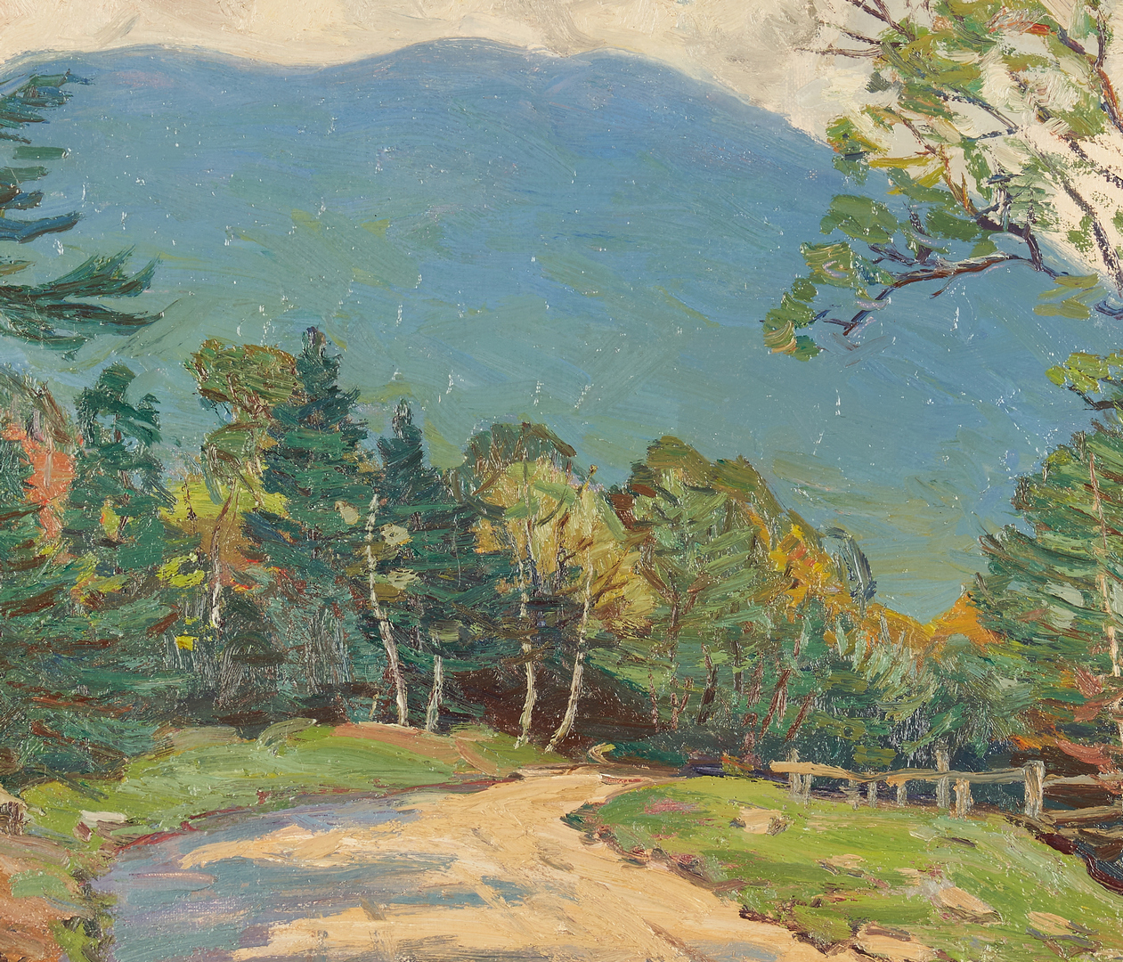 Lot 354: Robert Emmett Owen, New England Landscape O/C