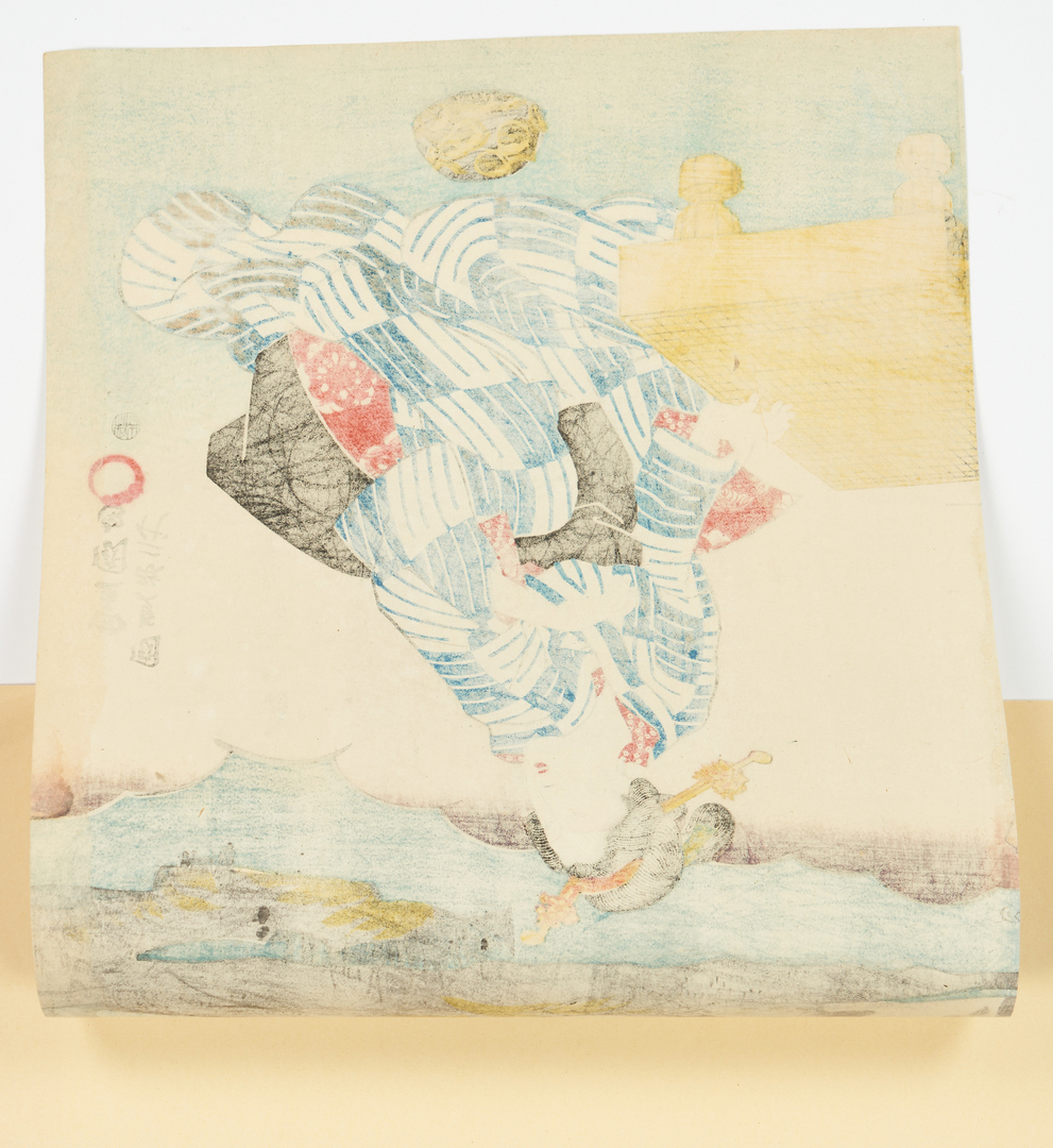 Lot 381: 7 Utagawa Kunisada/Toyokuni III Woodblock Prints