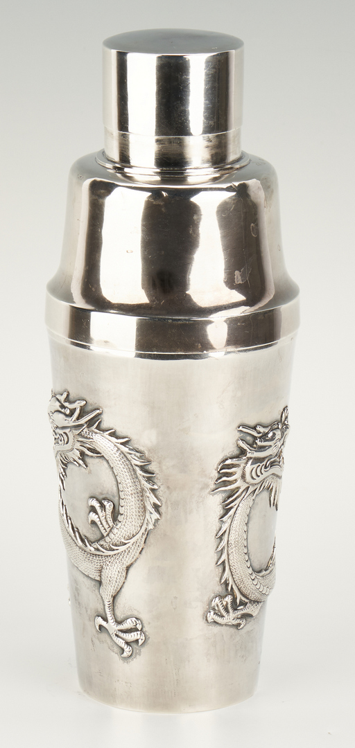 Lot 3: Chinese Export Silver Cocktail Shaker