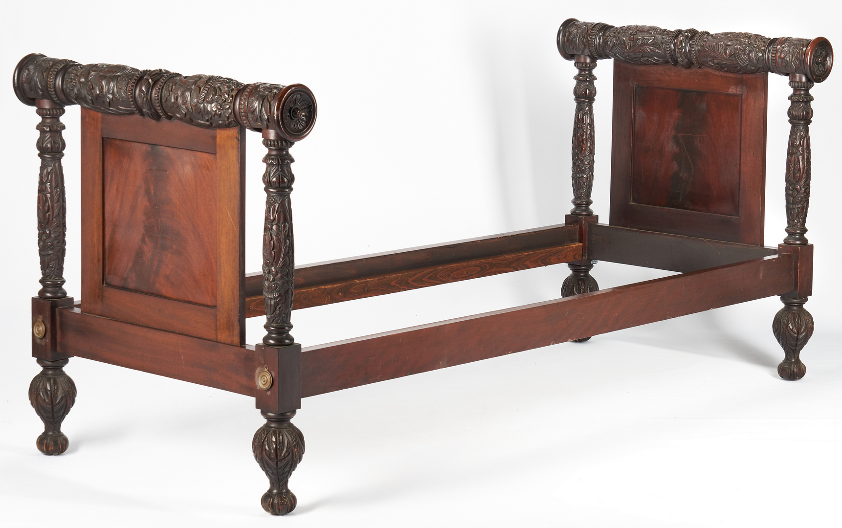 Lot 412: Classical Revival Carved Daybed