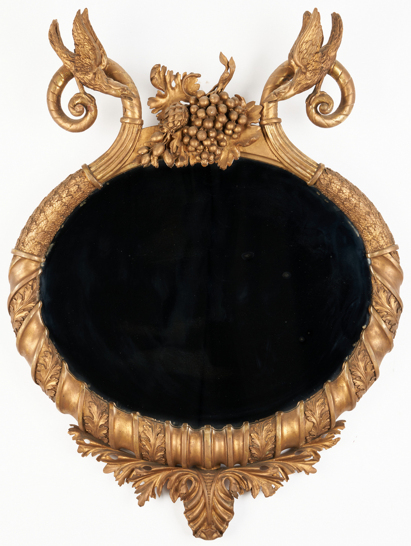 Lot 413: Classical Oval Mirror