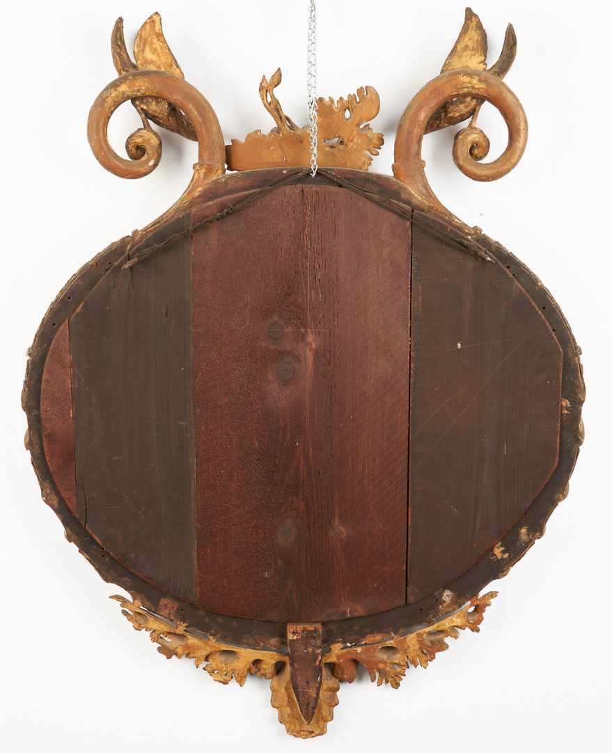 Lot 413: Classical Oval Mirror