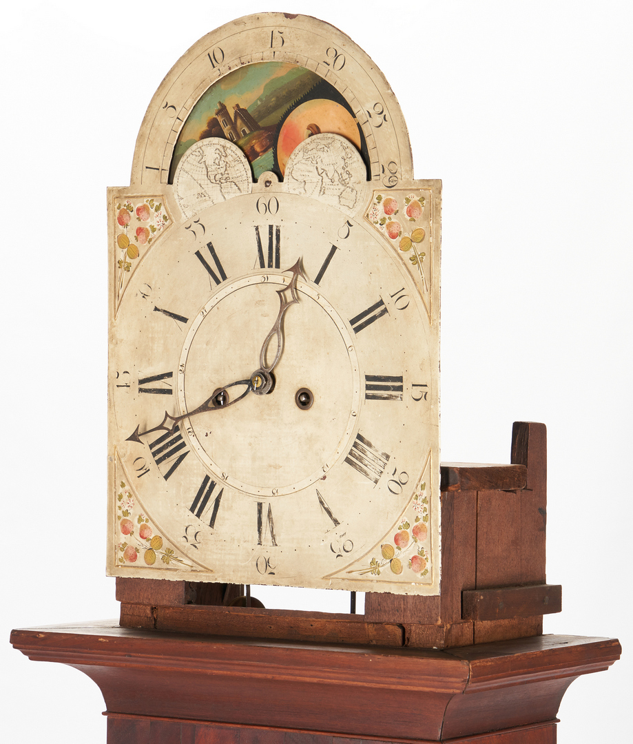 Lot 416: Ohio Valley Inlaid Tall Case Clock