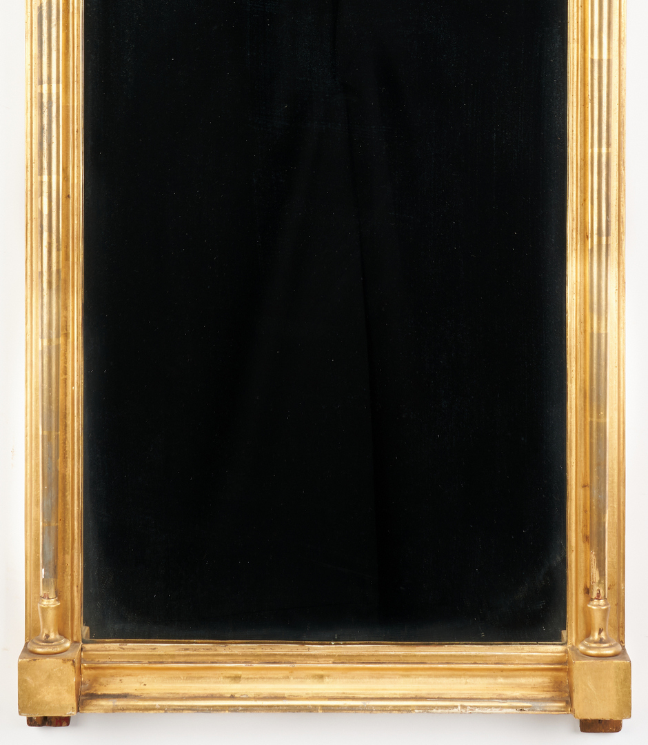 Lot 420: Sheraton Mirror with Pate sur Pate Panels