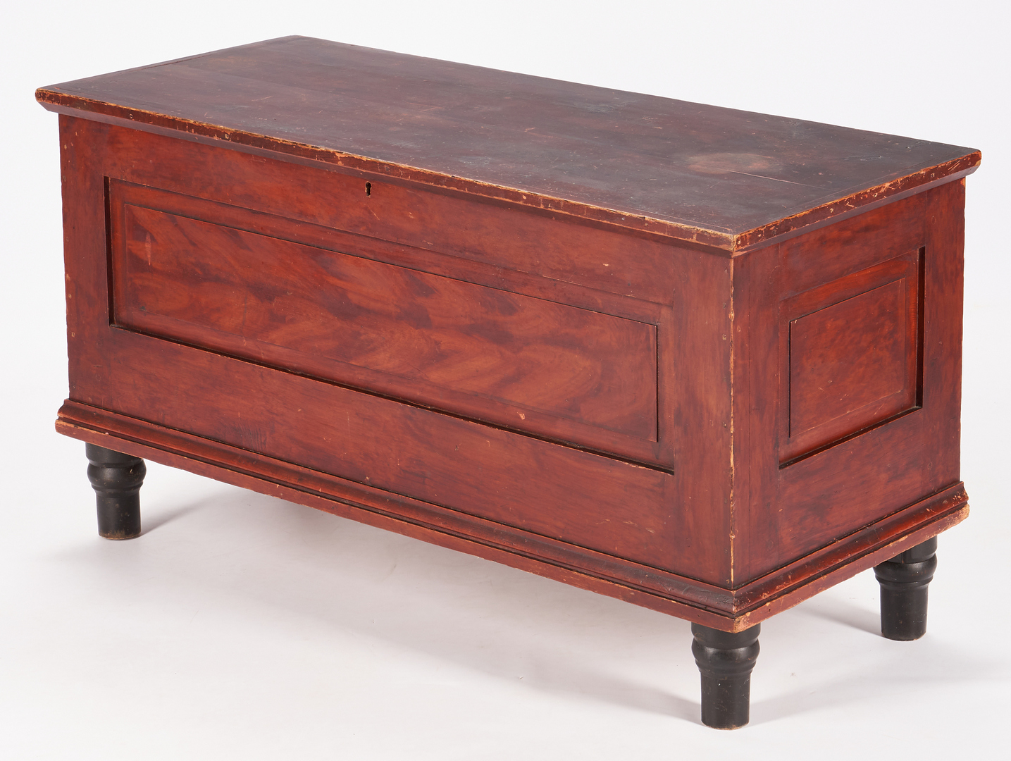 Lot 431: American  Grain painted blanket chest, Poss. Southern