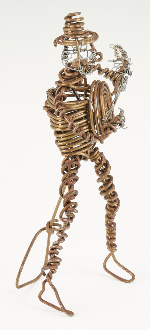Lot 435: Vannoy Streeter Three-Piece Band Wire Sculptures