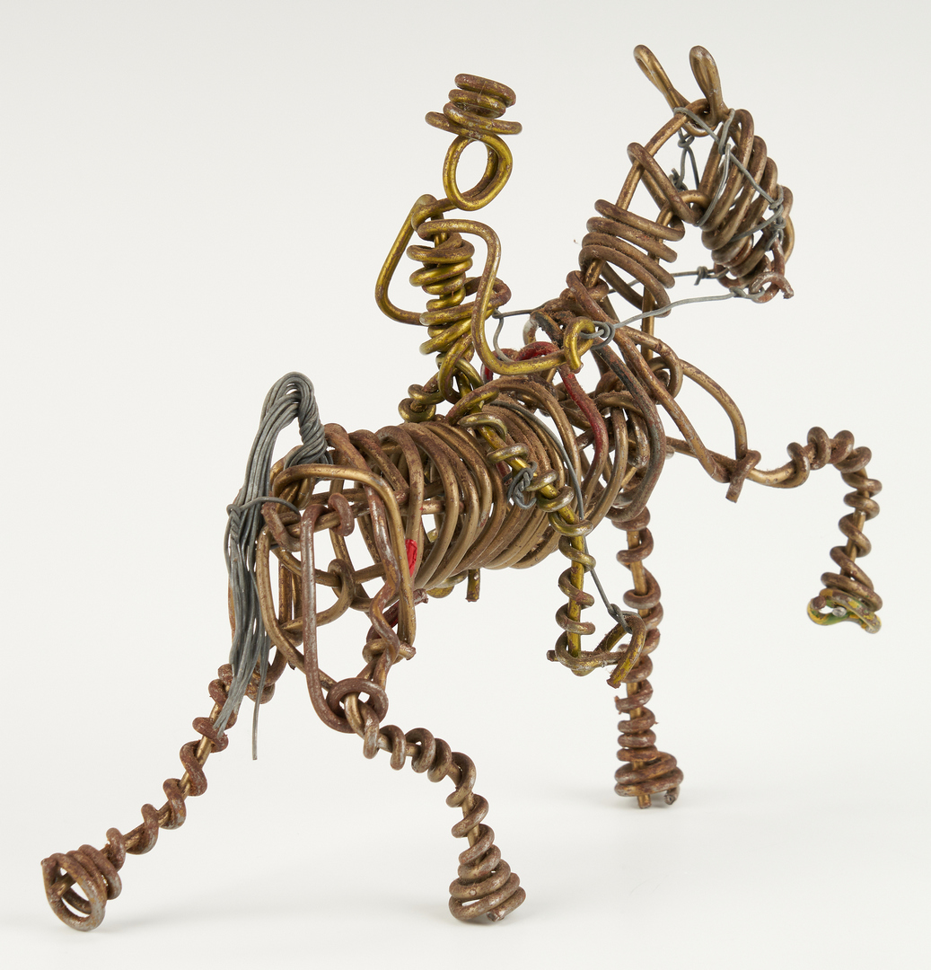 Lot 436: Vannoy Streeter Horse and Rider