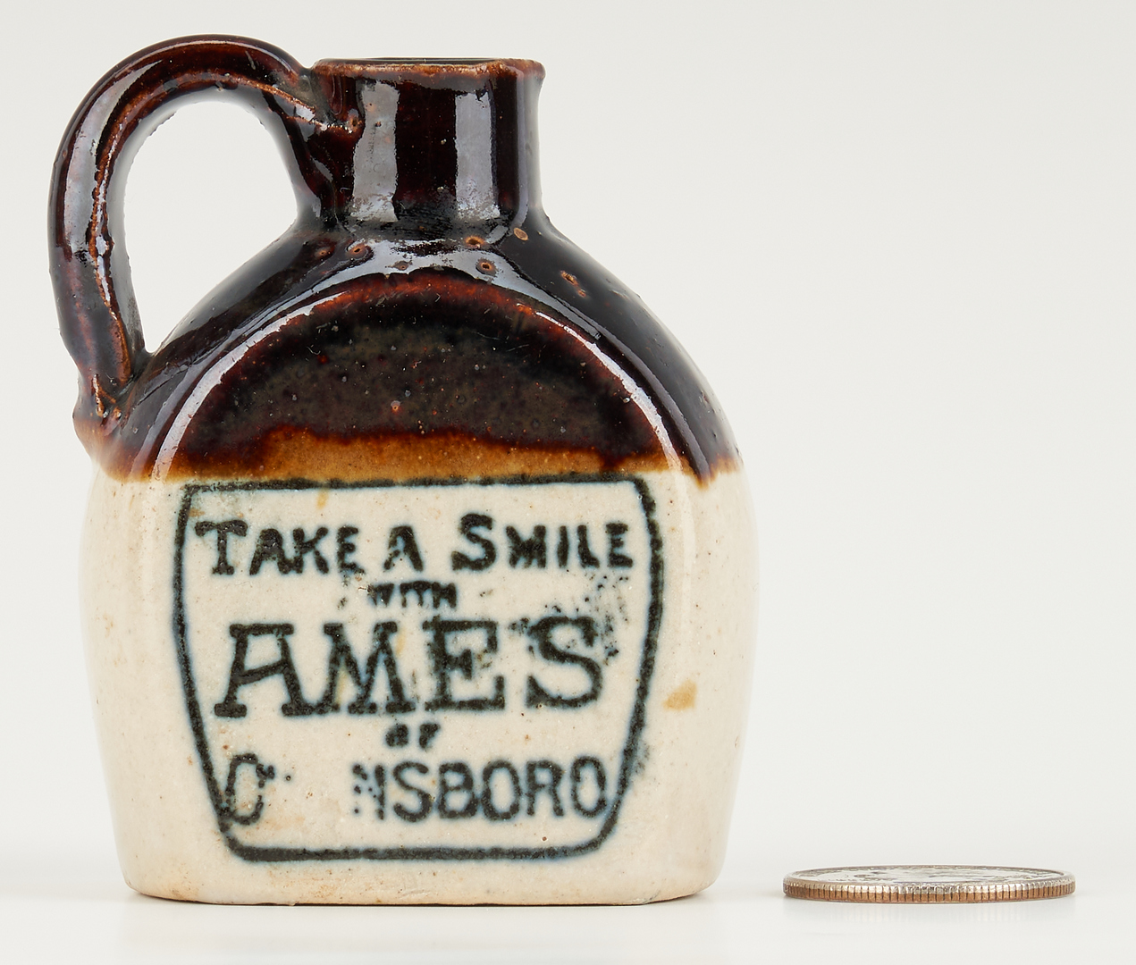 Lot 465: Miniature Kentucky Whiskey Jug, Ames Buggy and Auto