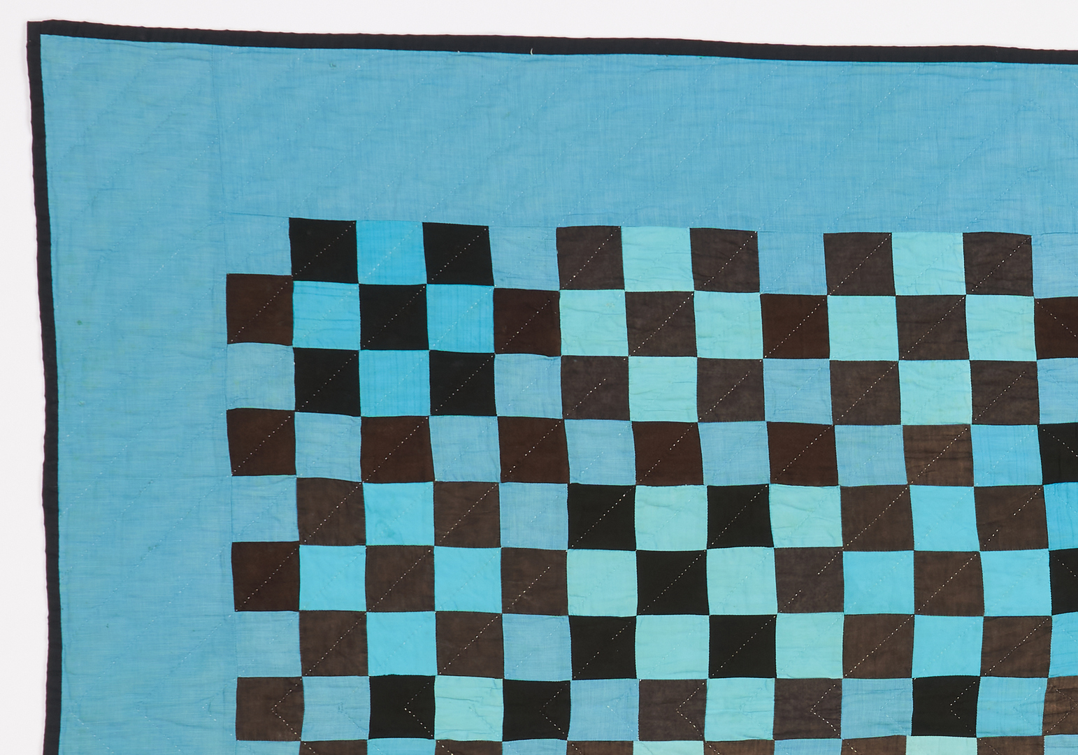 Lot 478: Two Quilts incl. Crib Quilt, possibly Amish