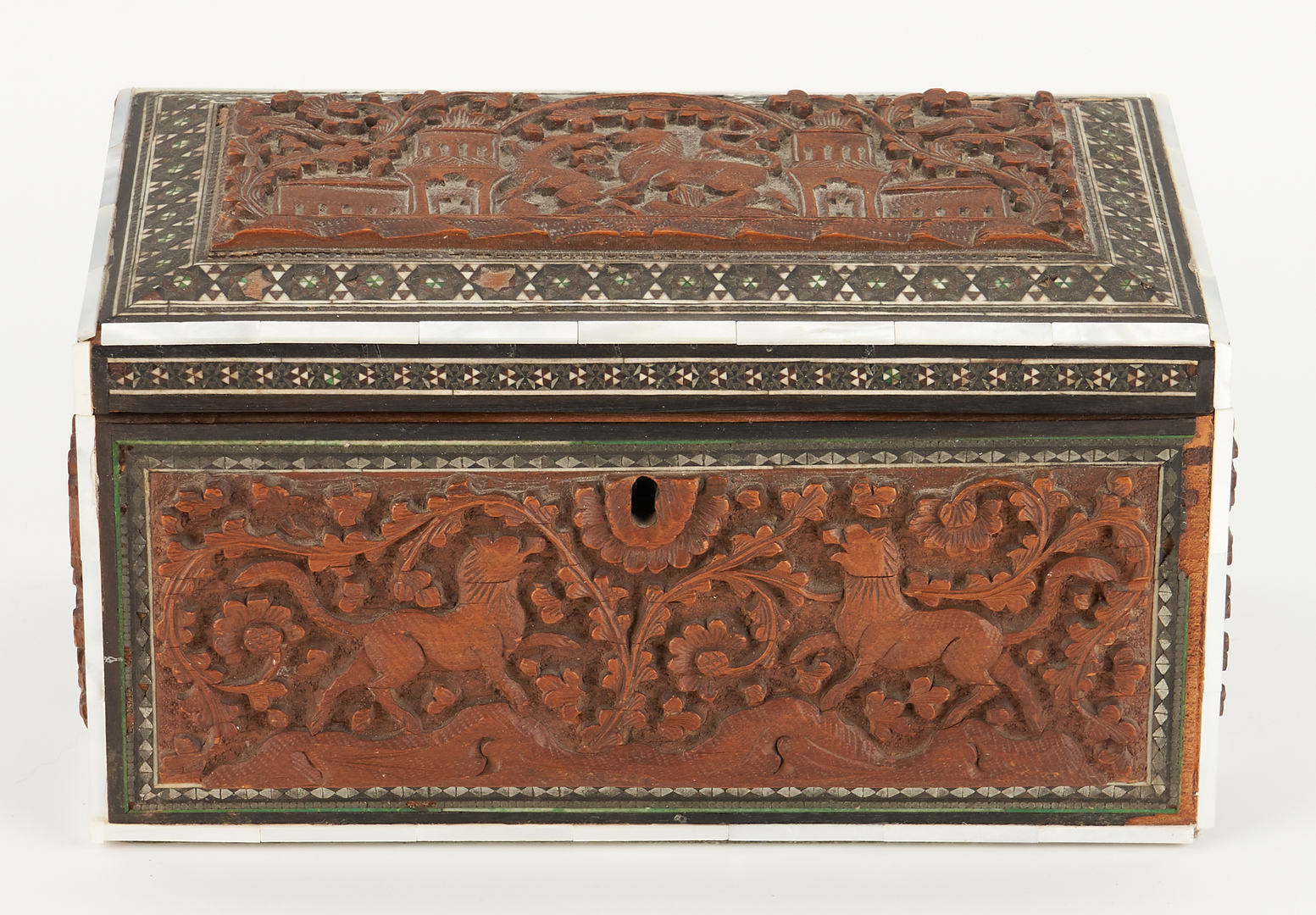 Lot 481: 2 Tea Caddies: Anglo Indian and Old Sheffield
