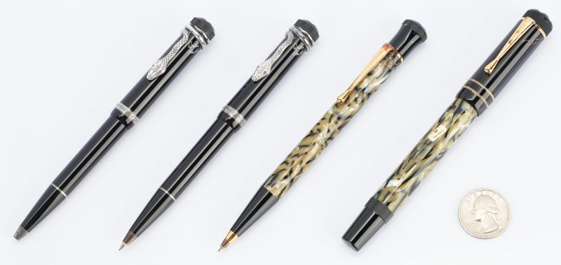 Lot 49: 2 Montblanc Pen Sets with Boxes: Oscar Wilde and Agatha Christie