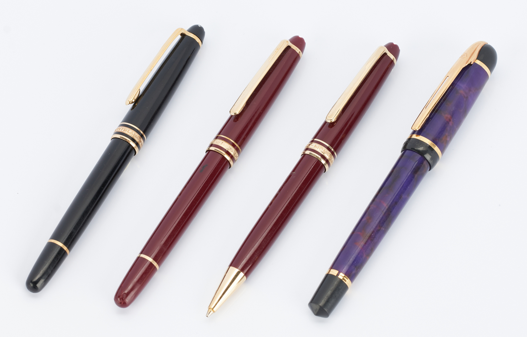 Lot 53: 7 Pens, incl. Montblanc, Cartier, Parker, Waterman