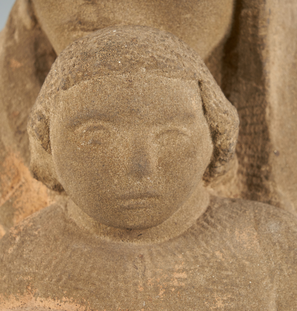 Lot 554: Berta Margoulies Sculpture, Mother and Child