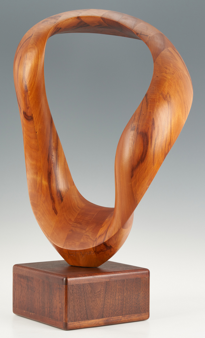 Lot 561: Robert Longhurst Abstract Wood Sculpture