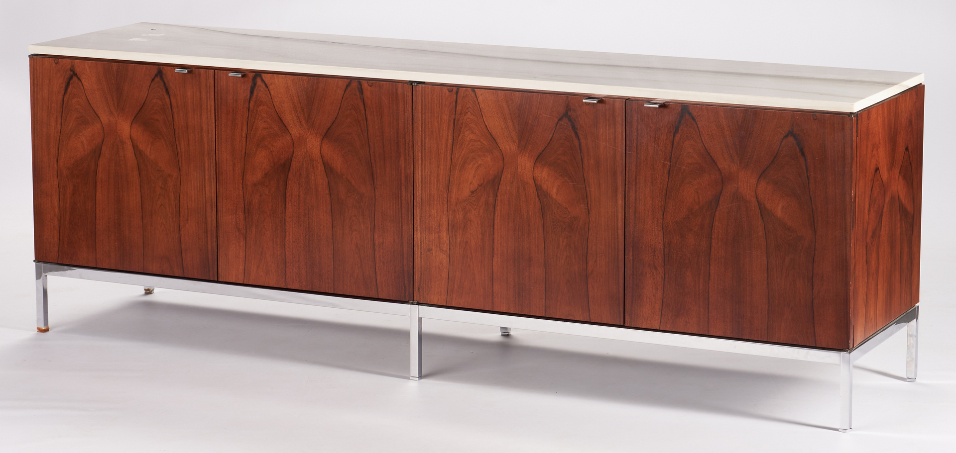 Lot 589: 1960s Florence Knoll Credenza, Marble Top