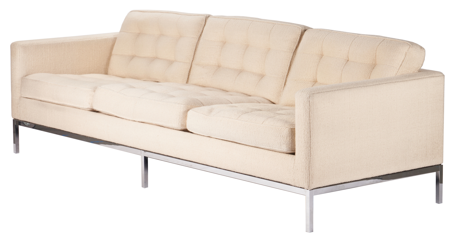 Lot 594: Mid-Century Knoll Parallel Bar System Sofa