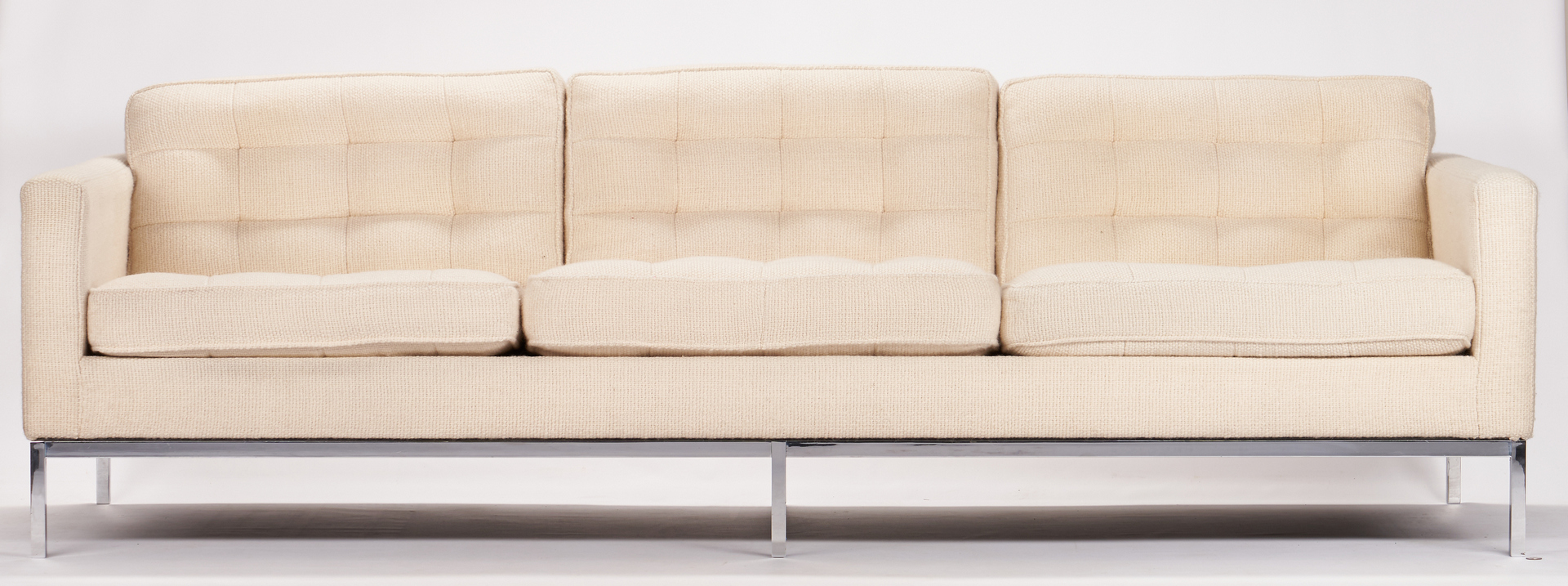 Lot 594: Mid-Century Knoll Parallel Bar System Sofa