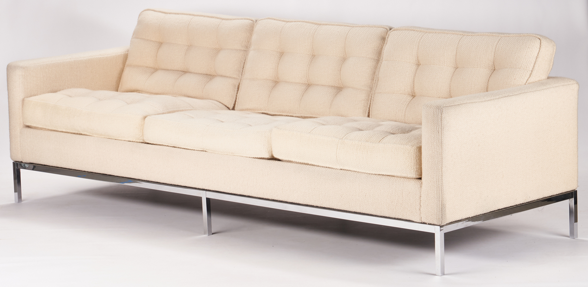 Lot 595: Mid-Century Knoll Parallel Bar System Sofa