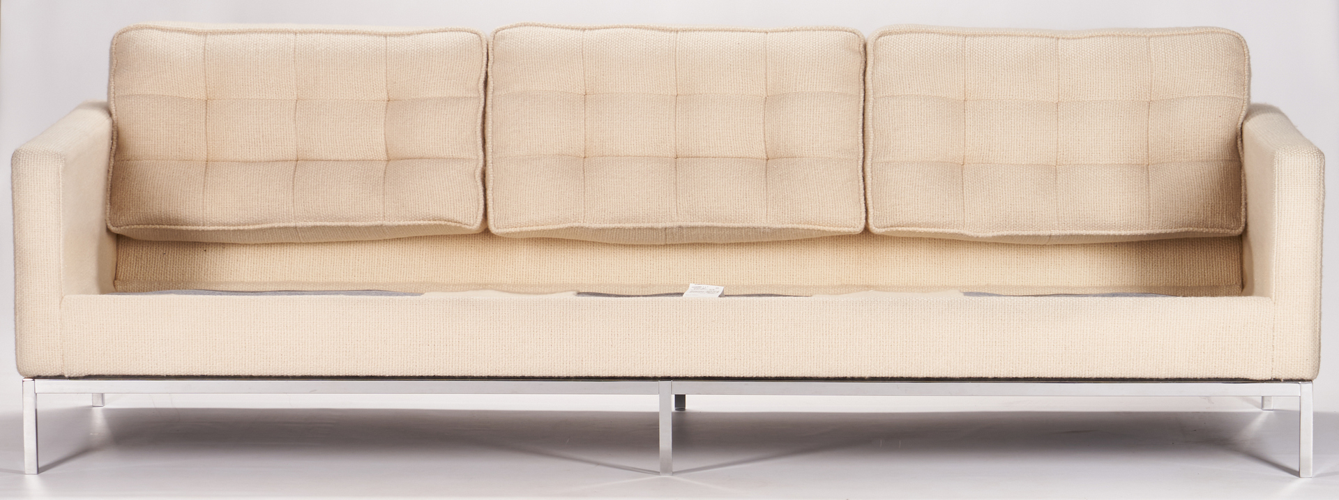 Lot 595: Mid-Century Knoll Parallel Bar System Sofa
