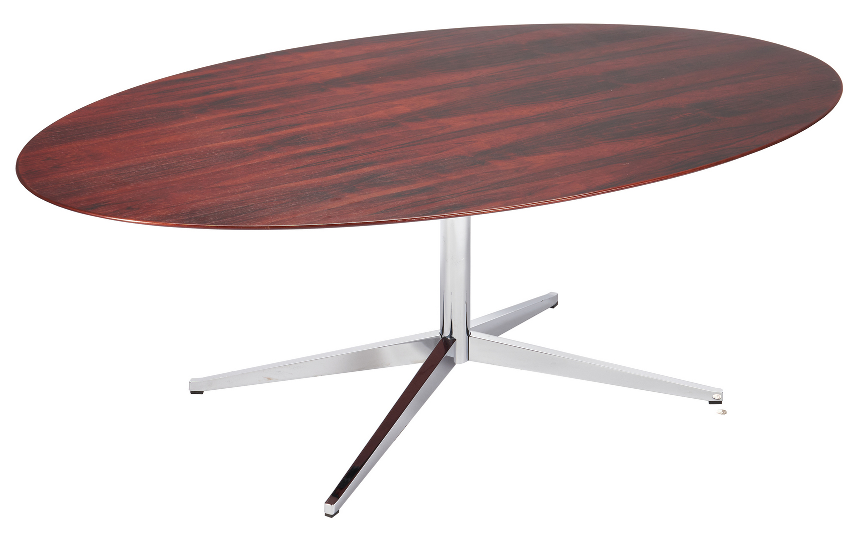 Lot 597: Mid-Century Florence Knoll Oval Table Desk