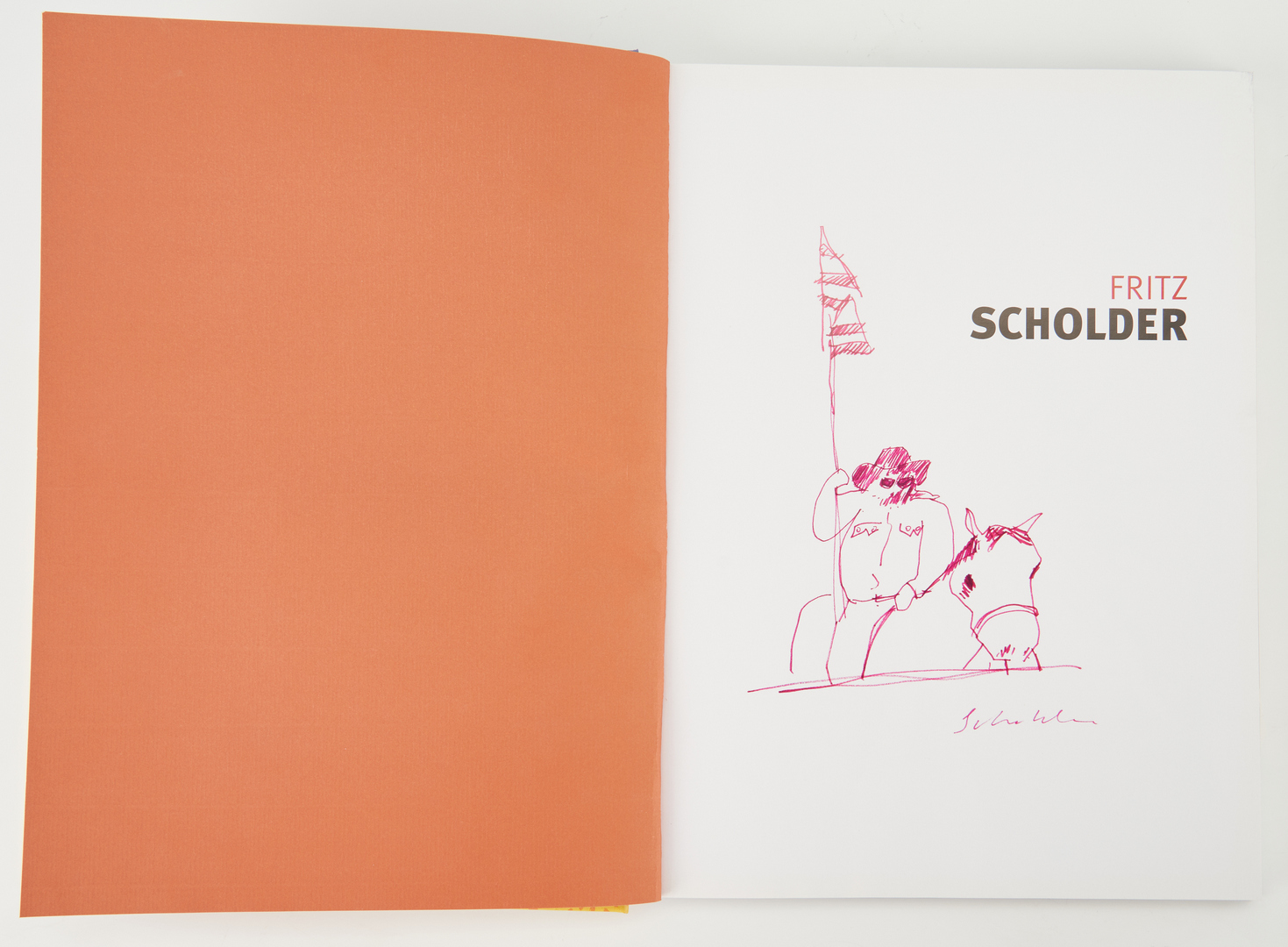 Lot 602: Fritz Scholder Serigraph and Book, 2 items