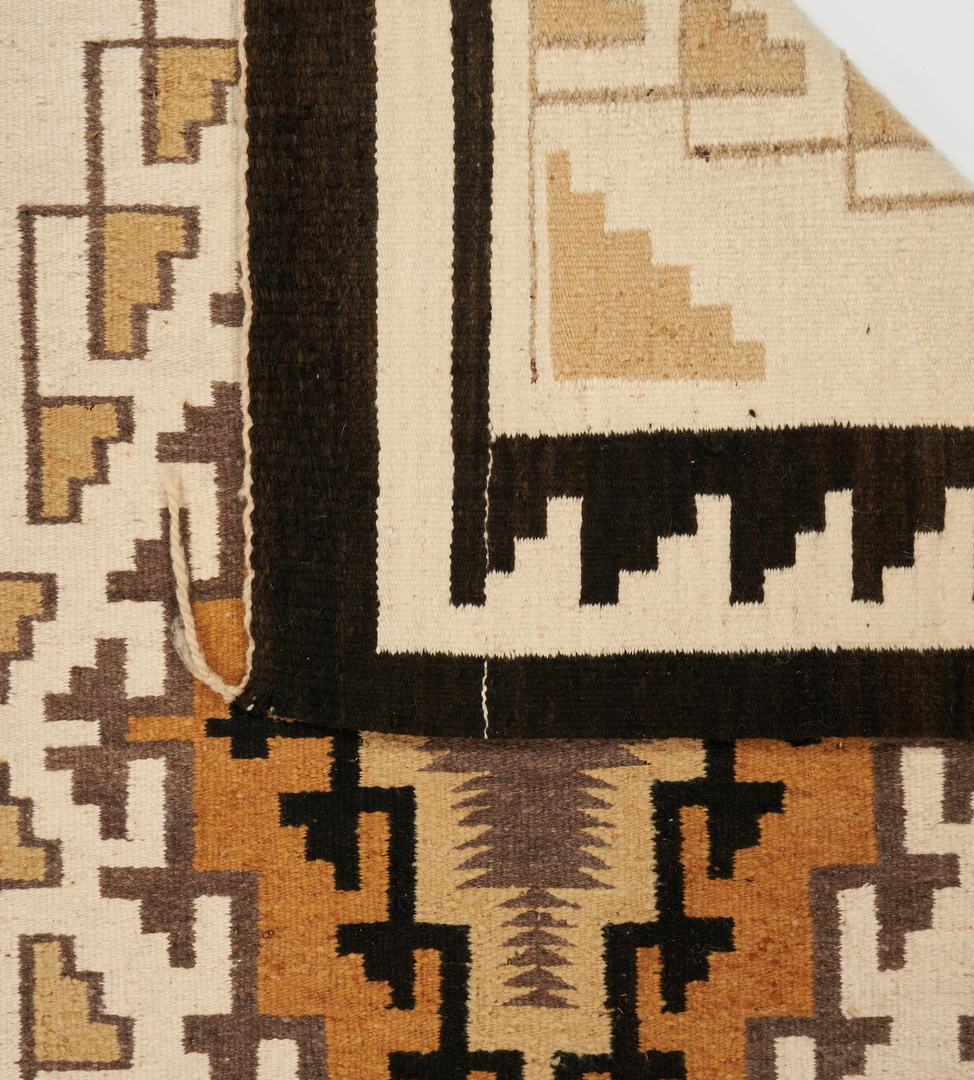 Lot 611: Navajo Rug, Two Gray Hills Pattern