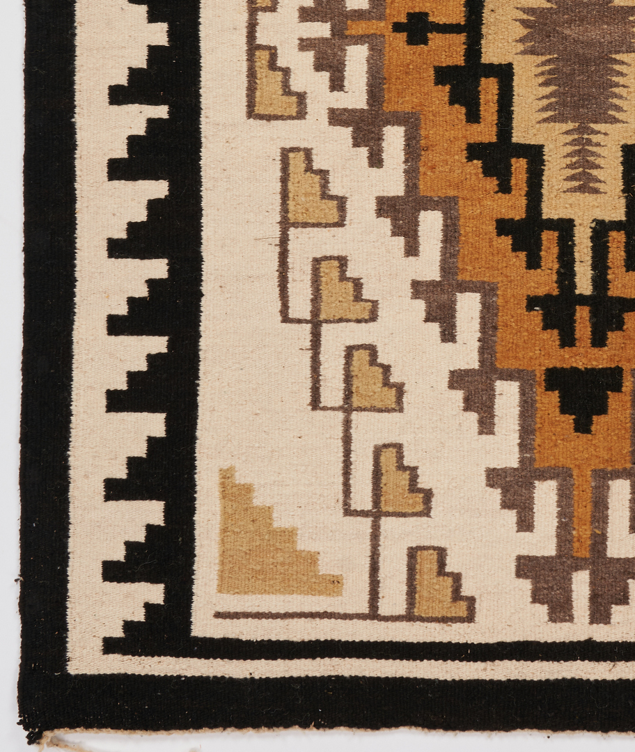 Lot 611: Navajo Rug, Two Gray Hills Pattern