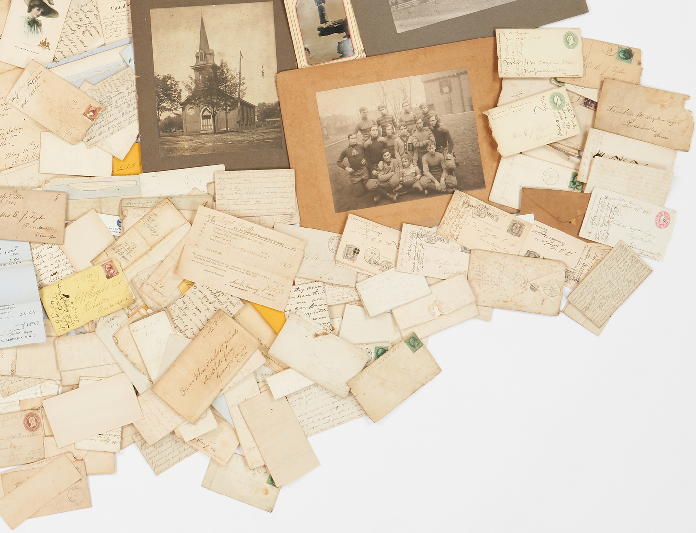 Lot 635: Large TN & WV Taylor / Feamster Family Archive