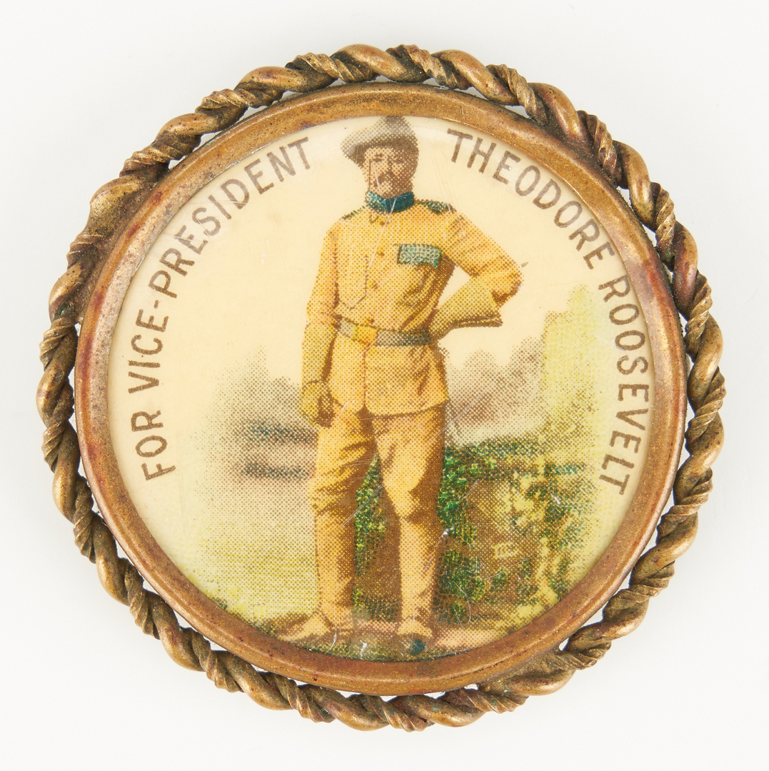 Lot 677: T. Roosevelt for Vice Pres. Button