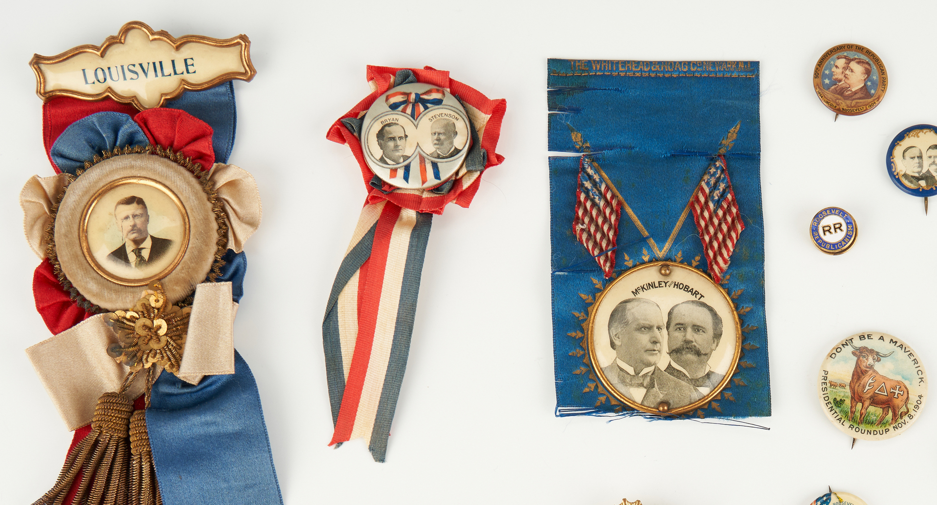 Lot 680: Late 19th/Early 20th Cent. Political Buttons