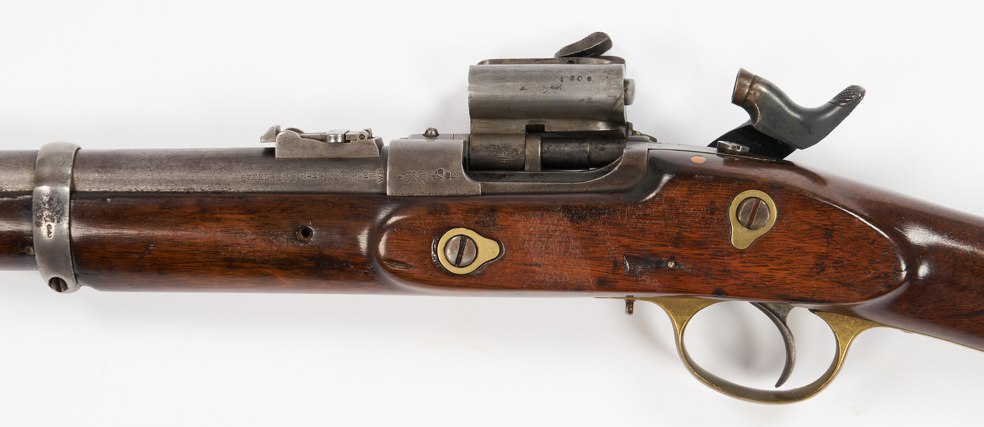 Lot 699: British Enfield-Snider Model 1870 Carbine, .577 Caliber