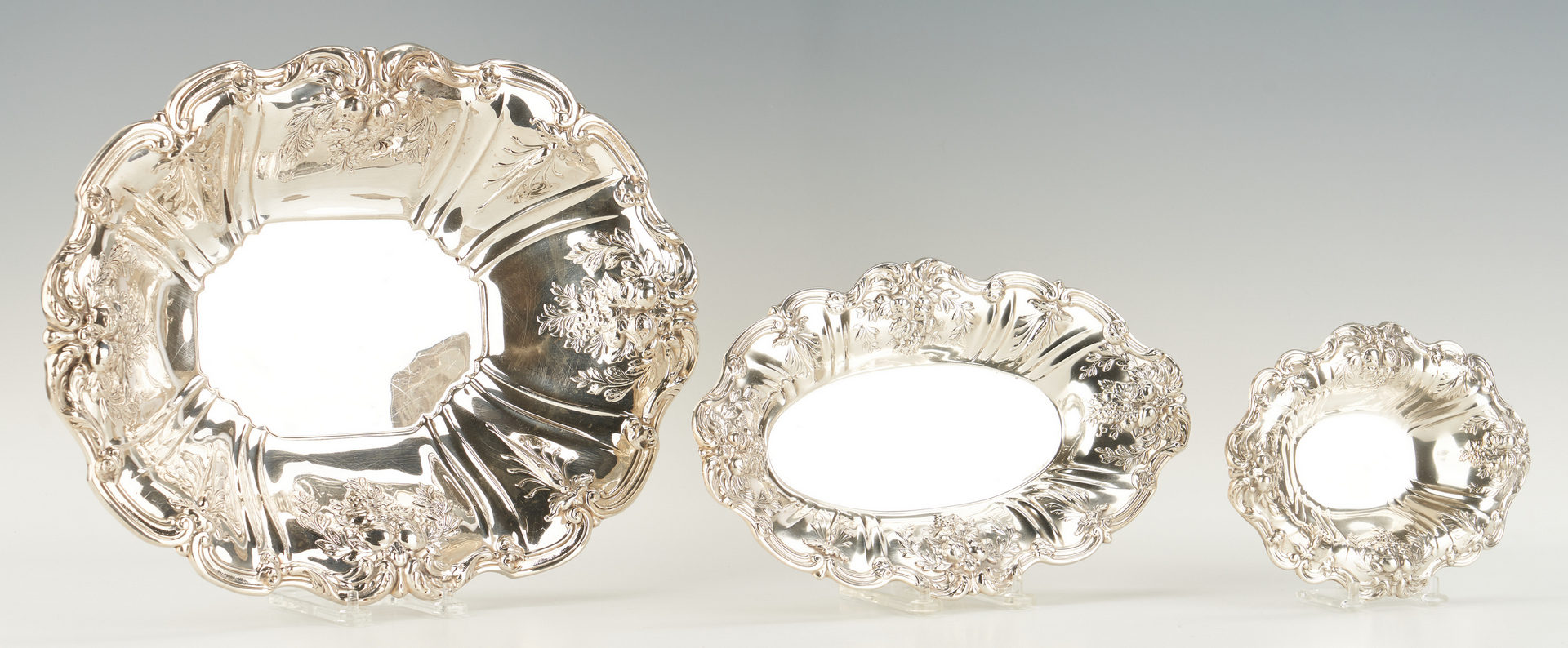 Lot 69: 3 Reed & Barton Francis I Sterling Serving Dishes