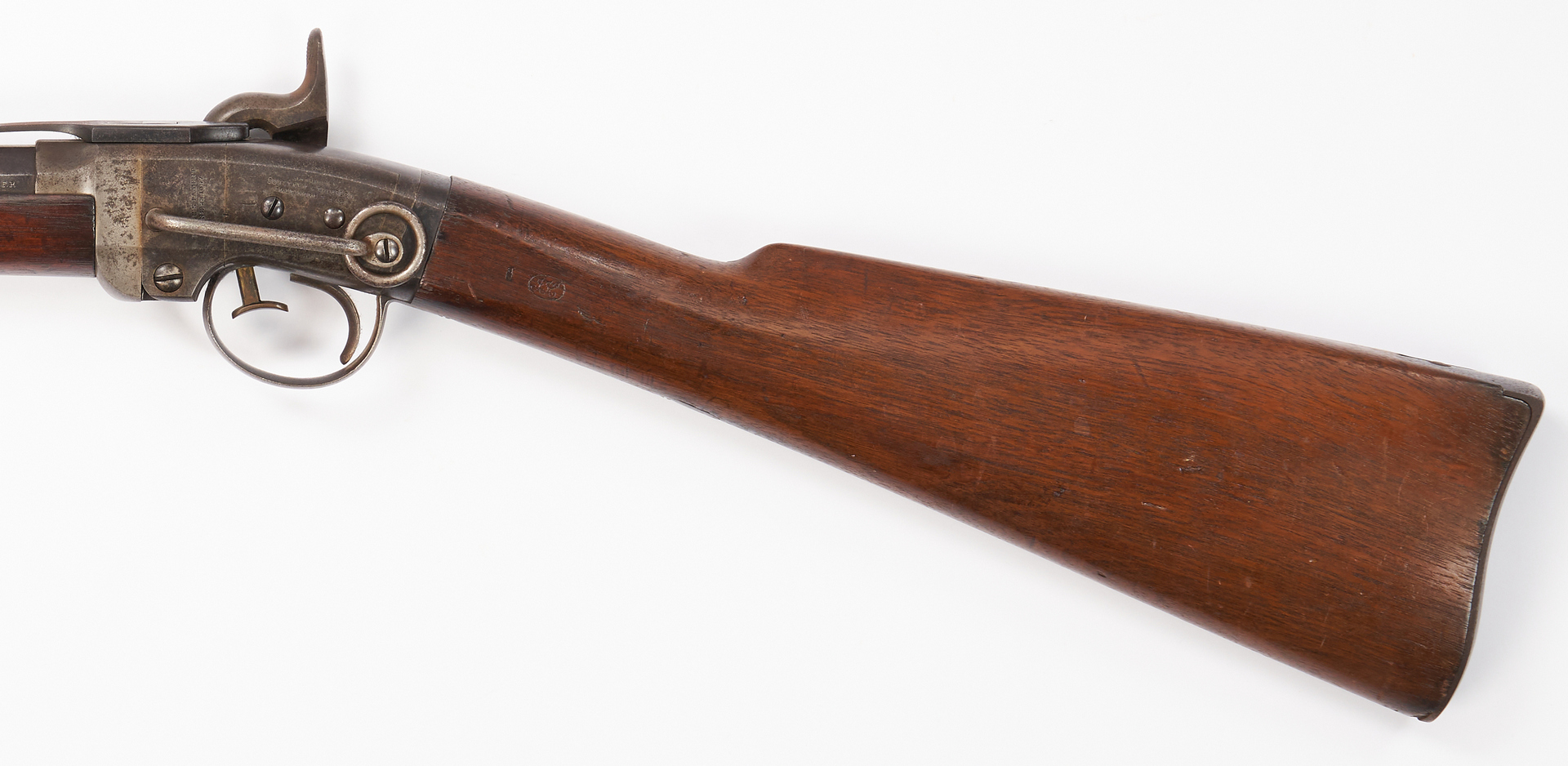 Lot 701: Civil War Poultney & Trimble Smith's Patent Carbine, .50 cal.