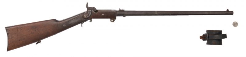 Lot 705: Civil War Burnside Rifle Co. Model 1864 Carbine, .54 cal., Parts