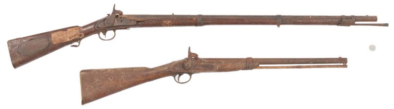 Lot 706: 2 Civil War Era Guns, poss. TN Battlefield Pickups