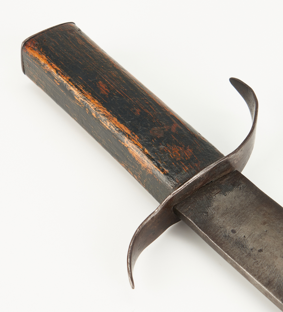 Lot 715: Confederate Clip Point Side Knife