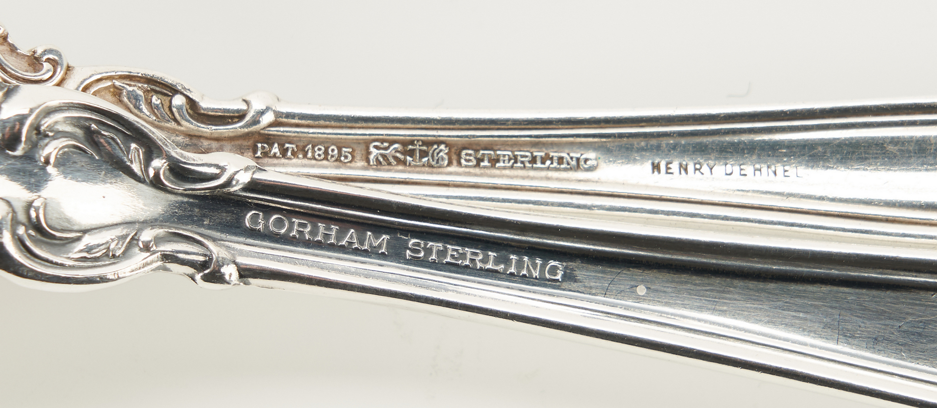 Lot 73: 154 Pcs. Gorham Chantilly Pattern Sterling Silver Flatware