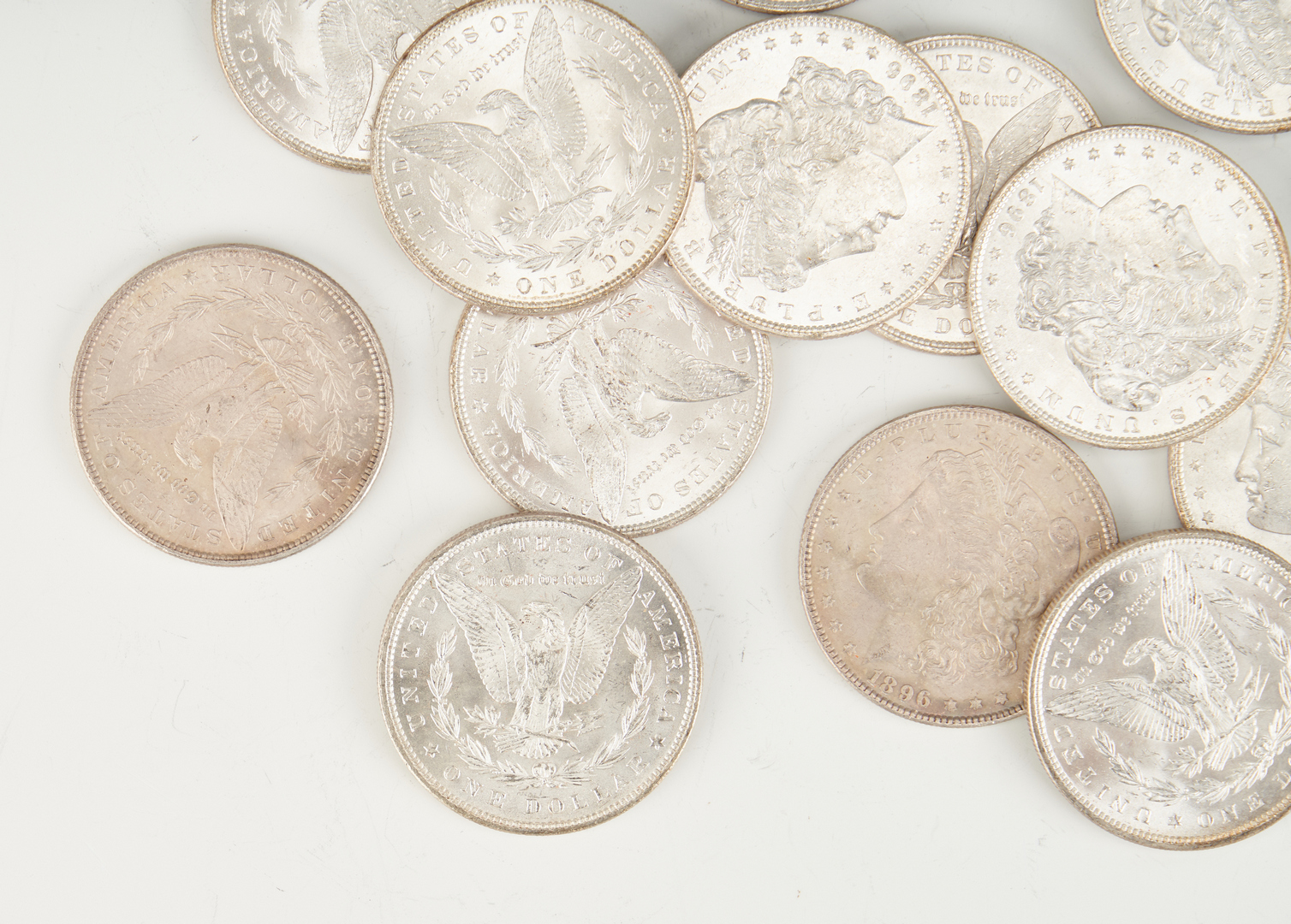 Lot 743: UNC Roll of Morgan Silver Dollars, #1, 1896