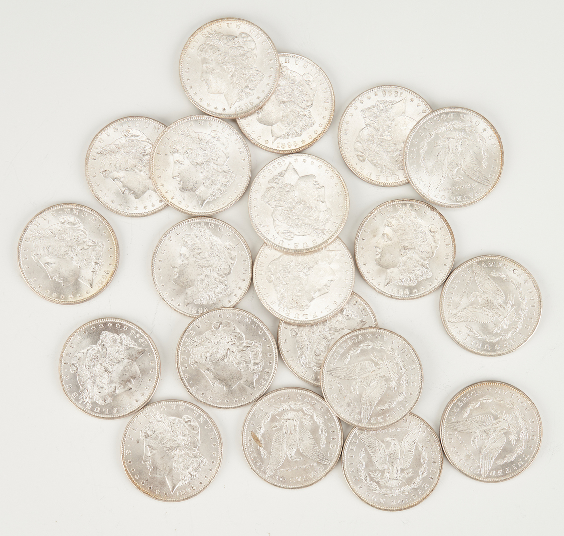 Lot 745: UNC Roll of Morgan Silver Dollars, #2, 1896