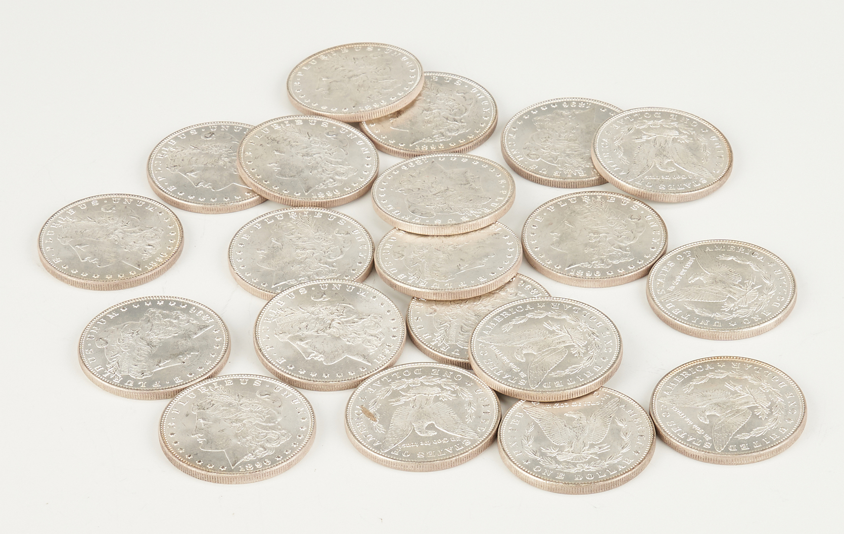 Lot 745: UNC Roll of Morgan Silver Dollars, #2, 1896