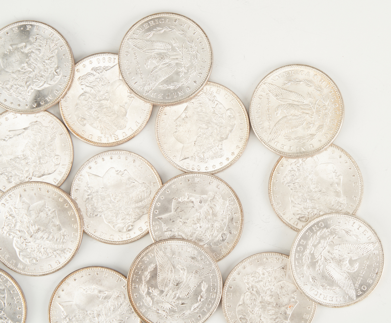 Lot 746: UNC Roll of Morgan Silver Dollars, #3, 1896