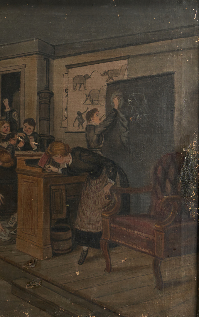 Lot 761: Marcus Mote, "Girls' School During Recess"